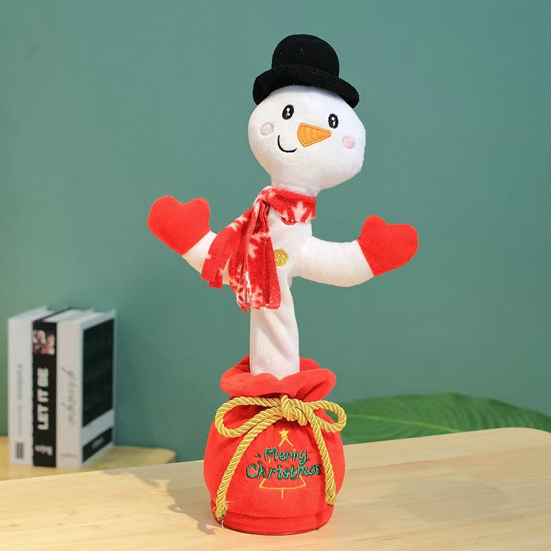 Electric Christmas Dancing Elk Snowman Penguin Doll