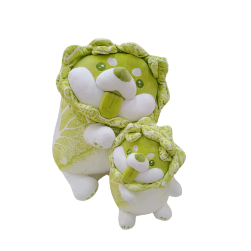 Cabbage dog Pillow Plush Toy Bok Choy Dog