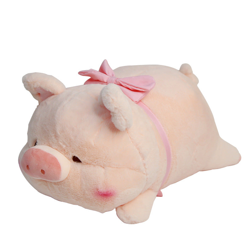 Lying pig Lulu pig