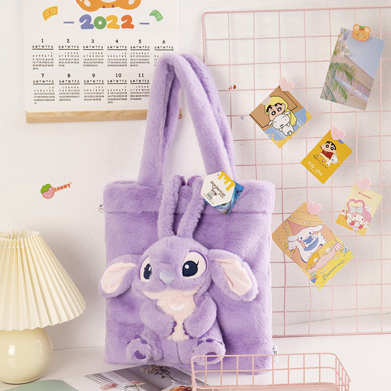 New style stitch angel sully winnie crossbody handbag