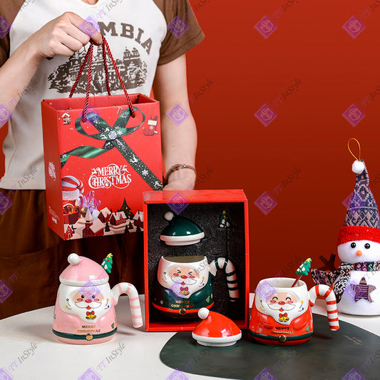 Porcelain - Mugs (Santa & Tree)
