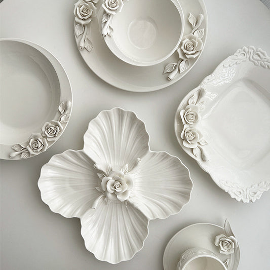 Porcelain - Handy Craft & Sculpture Eurasian Floral Kitchen, Dining ware, tea, light food