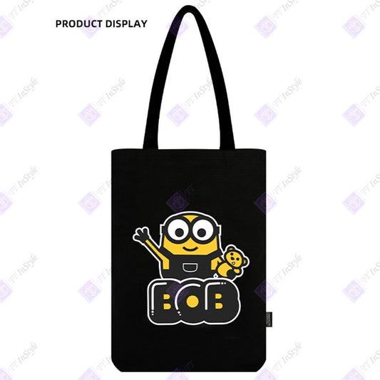 Minions Tote Bag Bob (black)