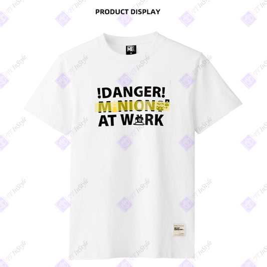 Minions T-shirt Calligraphy (Danger)