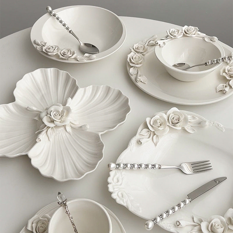 Porcelain - Handy Craft & Sculpture Eurasian Floral Kitchen, Dining ware, tea, light food