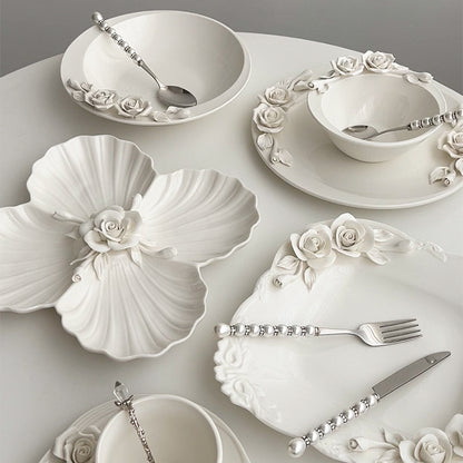 Porcelain - Handy Craft & Sculpture Eurasian Floral Kitchen, Dining ware, tea, light food