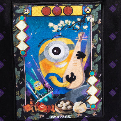 Minions Tote Bag Classic Music Instrument (Pipa, black)