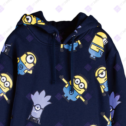 Minions Hoodies Family characters (navy blue)