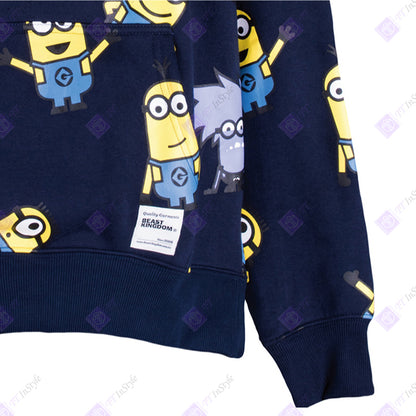 Minions Hoodies Family characters (navy blue)