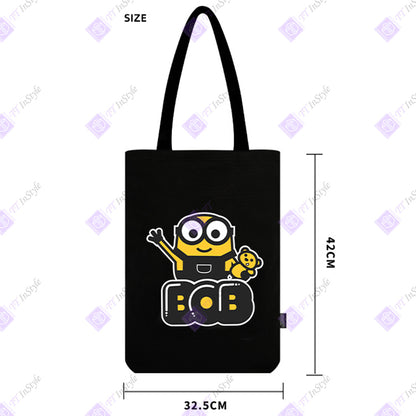 Minions Tote Bag Bob (black)