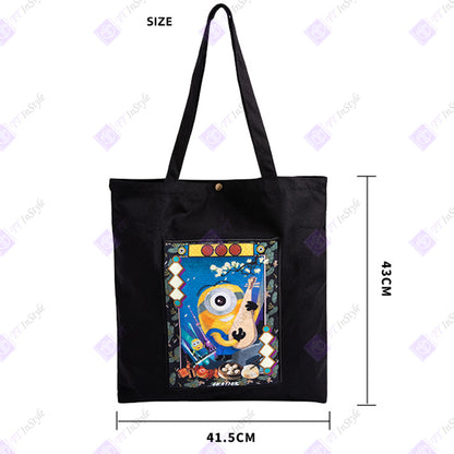 Minions Tote Bag Classic Music Instrument (Pipa, black)