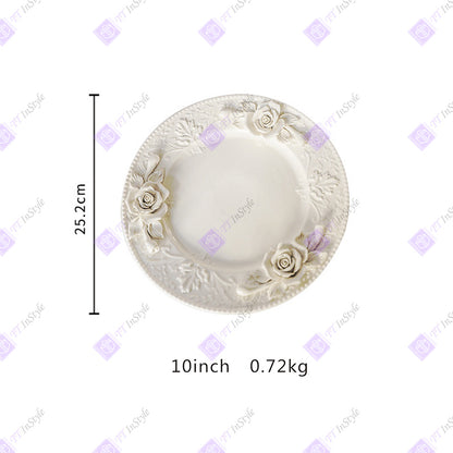 Porcelain - Fine Art Sculptured Floral Kitchen ware, Dining, Tea