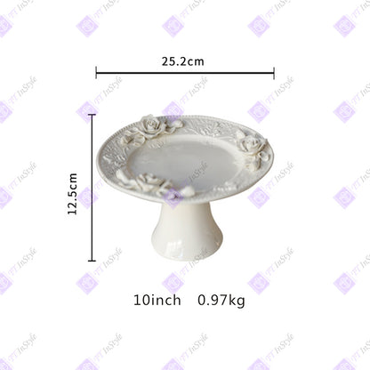 Porcelain - Fine Art Sculptured Floral Kitchen ware, Dining, Tea