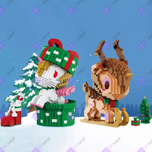 Toy Building Block - Christmas (Unicorn, Rein Deer)
