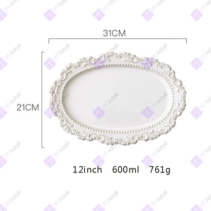 Porcelain - Baroque style Kitchen & Dining ware, Palace Sculpture