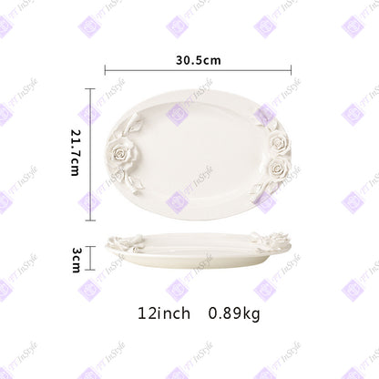 Porcelain - Handy Craft & Sculpture Eurasian Floral Kitchen, Dining ware, tea, light food