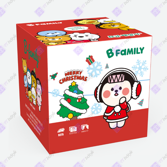 Toy Building Block - Christmas Bear