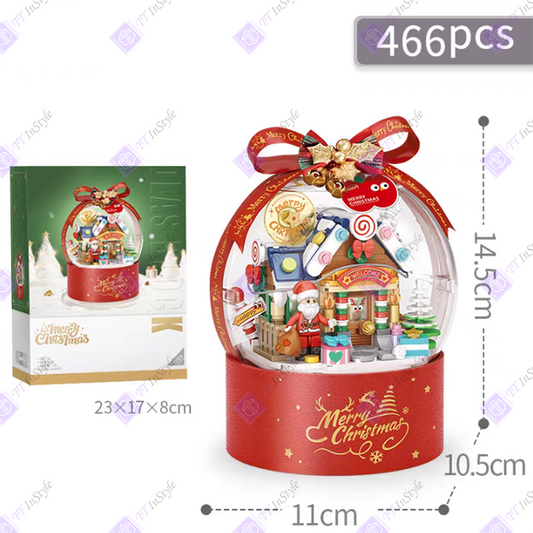 Toy Building Block - Crystal Ball & Hugging Bucket (Christmas, Halloween)