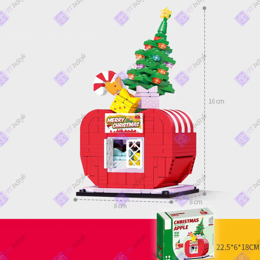 Toy Building Block - Christmas Apple