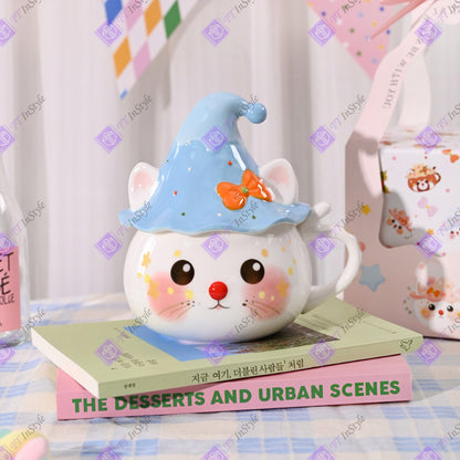 Porcelain - Mugs (Halloween Kitten Phantom)