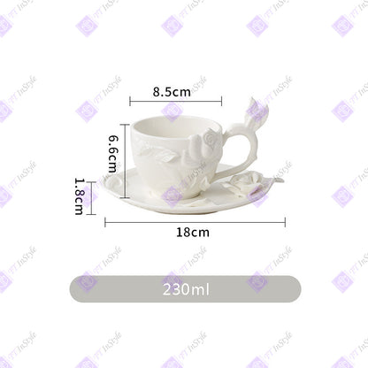 Porcelain - Handy Craft & Sculpture Eurasian Floral Kitchen, Dining ware, tea, light food