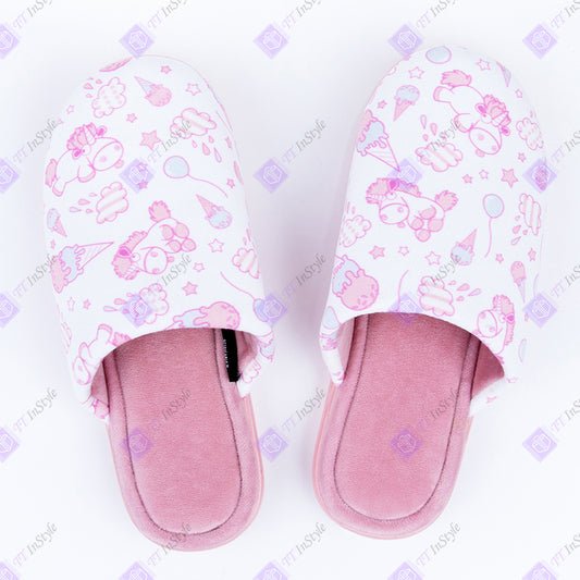 Minions Slippers Unicorn (pink, one size only)