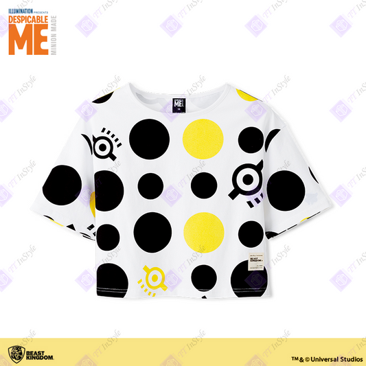 Minions T-shirt Polka Dot (white)