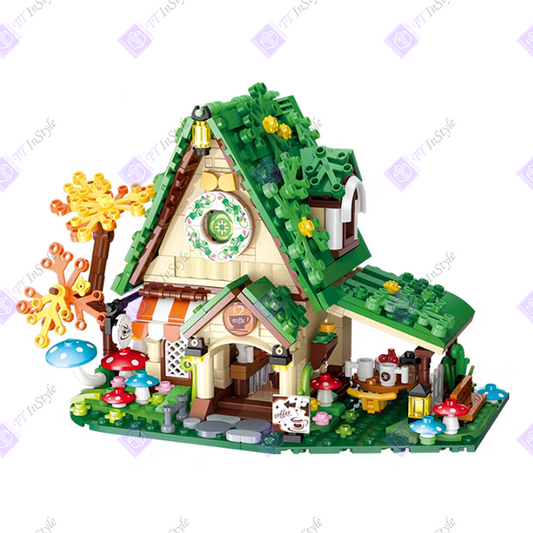 Toy Building Block - Dream House (Christmas Green)