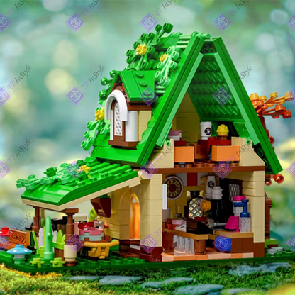 Toy Building Block - Dream House (Christmas Green)