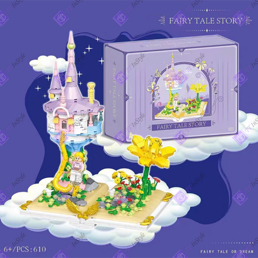 Toy Building Block - Flower (Long Hair Princess)