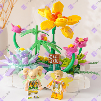 Toy Building Block - Flower (Book & Cloud)