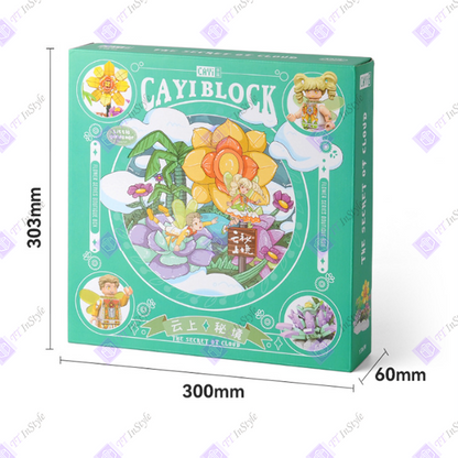 Toy Building Block - Flower (Book & Cloud)