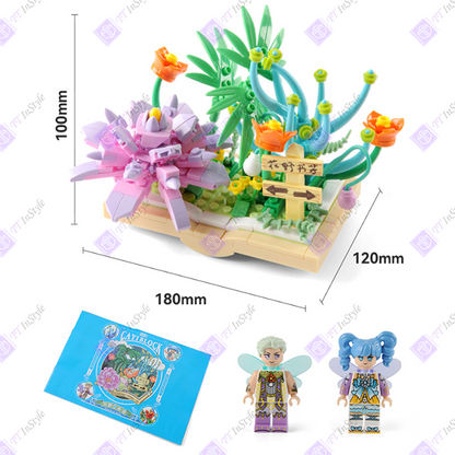 Toy Building Block - Flower (Book & Cloud)