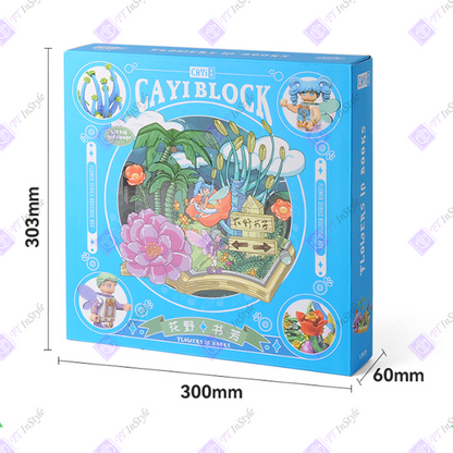 Toy Building Block - Flower (Book & Cloud)