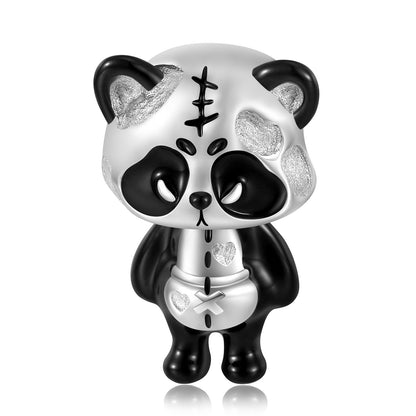 Original Design Panda Doll Charms for Bracelets in S925 Sterling Silver