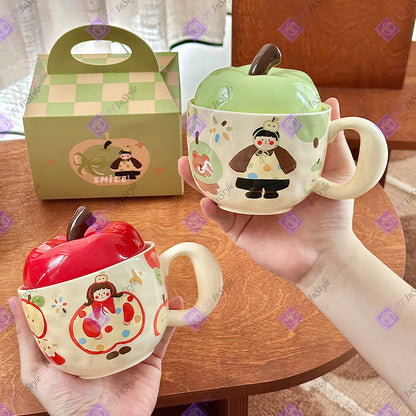 Porcelain - Mugs (Apple, with gift box)