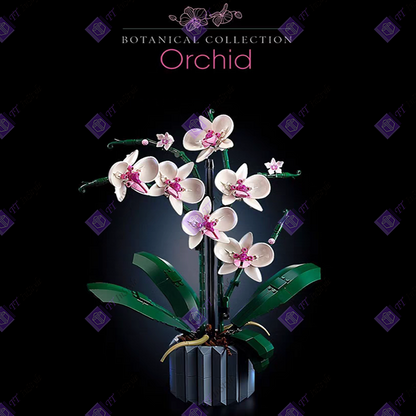 Toy Building Block - Flower (Orchid)