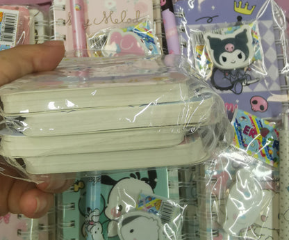 staionery set/4 notebooks&1 pen&1 eraser