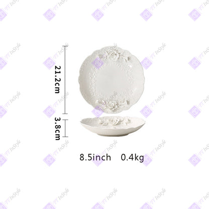 Porcelain - Handy Craft & Sculpture Eurasian Floral Kitchen, Dining ware, tea, light food