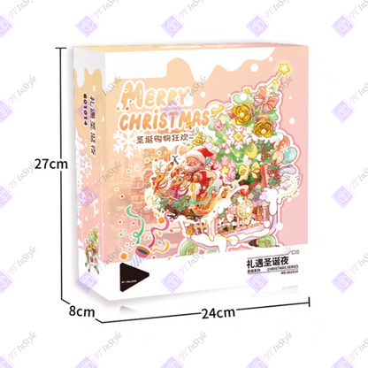 Toy Building Block - Christmas Cart