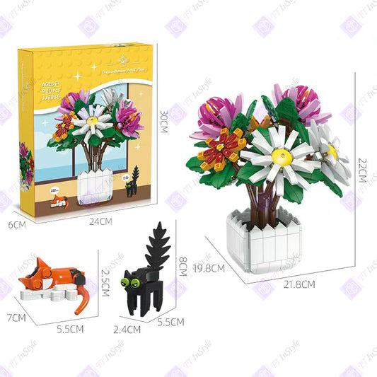 Toy Building Block - Flower (Chrysanthemum)