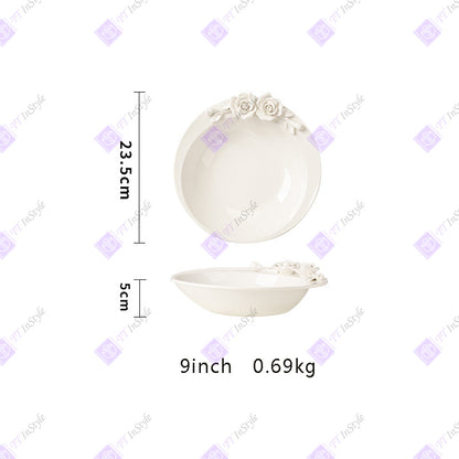 Porcelain - Handy Craft & Sculpture Eurasian Floral Kitchen, Dining ware, tea, light food