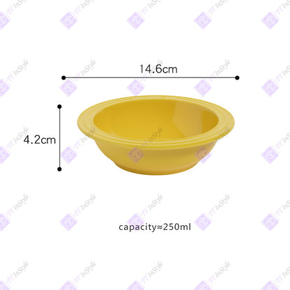 Pet Ware - Quality Porcelain Bowls & Polypropylene Stands (Macaroon Color)