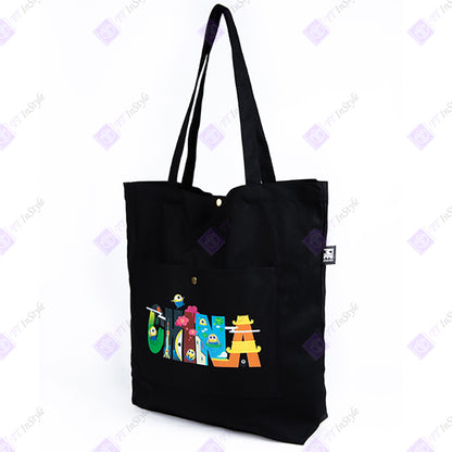 Minions Tote Bag - China Calligraphy (Black)