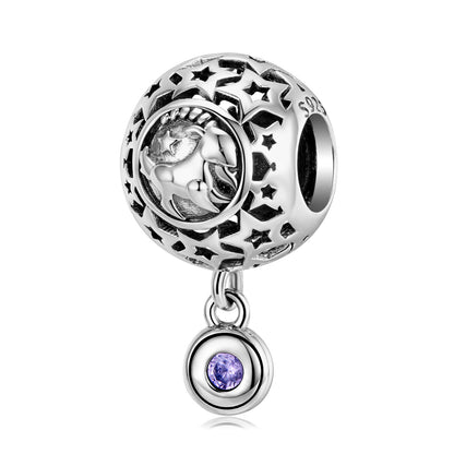 New Twelve Constellations Charms for Bracelet and Necklace in S925 Sterling Silver to fit Pandora Bracelet