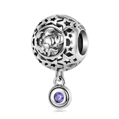 New Twelve Constellations Charms for Bracelet and Necklace in S925 Sterling Silver to fit Pandora Bracelet