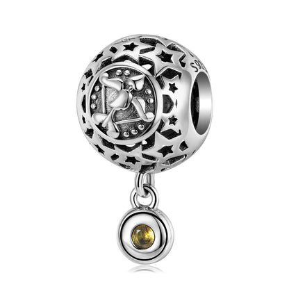 New Twelve Constellations Charms for Bracelet and Necklace in S925 Sterling Silver to fit Pandora Bracelet