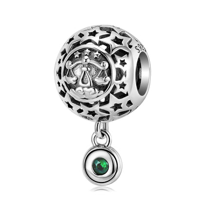 New Twelve Constellations Charms for Bracelet and Necklace in S925 Sterling Silver to fit Pandora Bracelet