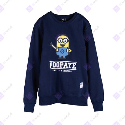 Minions Hoodies POOPAYE (navy blue)