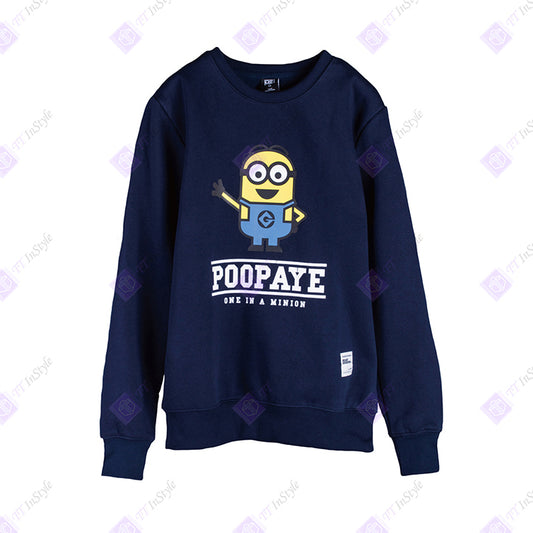 Minions Hoodies POOPAYE (navy blue)